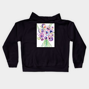 Floral bouquet Kids Hoodie